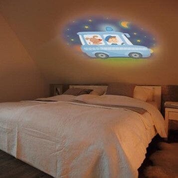 projecteur rouge en forme voiture