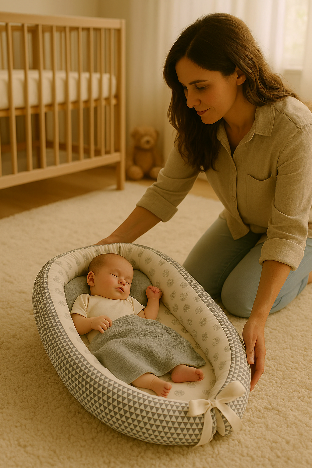réducteur-de-lit-confortable-et-agréable-pour bébé