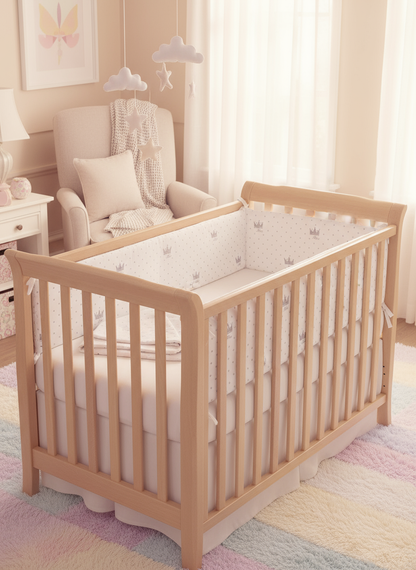 Tour de lit couronne dans lumière naturelle