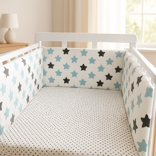 tour de lit étoile pour bebe calme