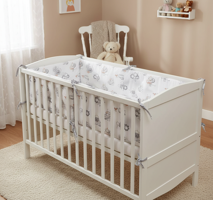 Tour de lit robots pour bébé