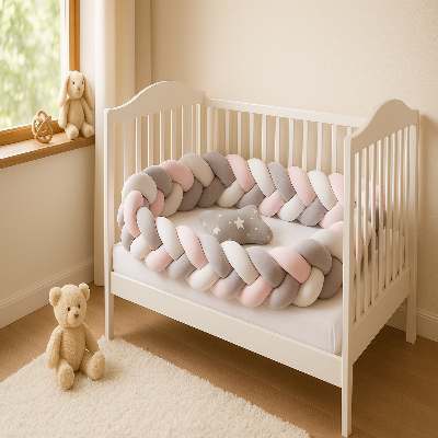 Tresse de lit pour chambre bebe