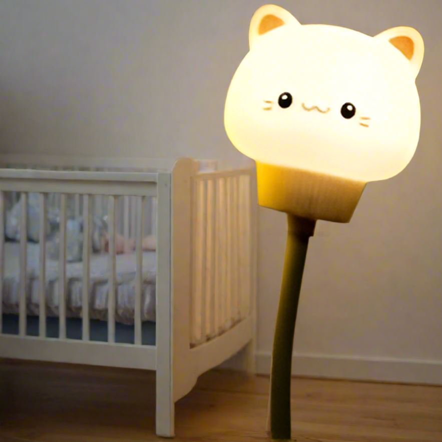 Veilleuse bébé chat pour chambre bébé