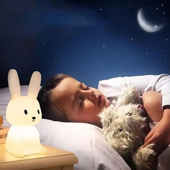 Veilleuse bébé lapin sommeil pour bébé