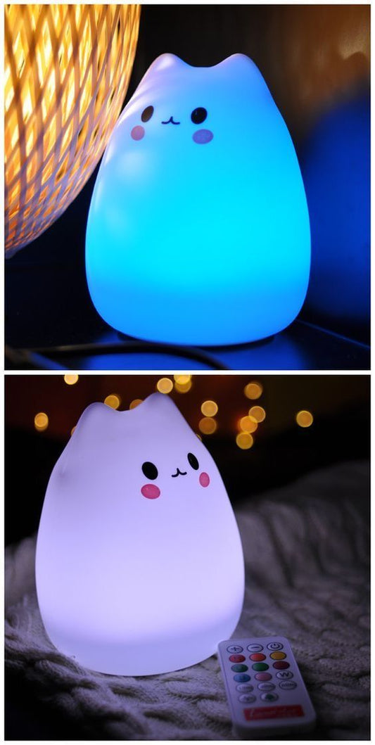 veilleuse chat lumineuse pour bebe