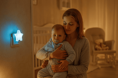 Veilleuse Etoile - StarGlowLED™ - Bleu - mon bébé rêveur
