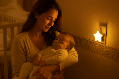 Veilleuse Etoile - StarGlowLED™ - Jaune - mon bébé rêveur