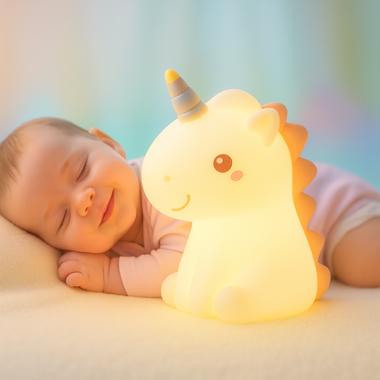 veilleuse licorne douce paisible pour bébé