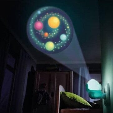 Veilleuse projecteur Planet pour bébé apaise
