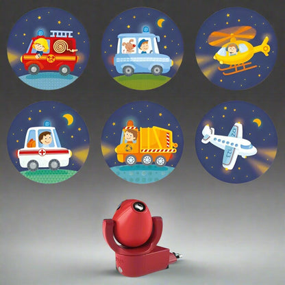 veilleuse projecteur couleur rouge